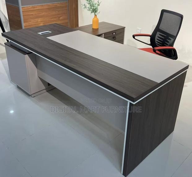 Brown Office Desk With Ample Space - thumbnail 7