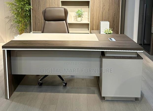Brown Office Desk With Ample Space - thumbnail 9