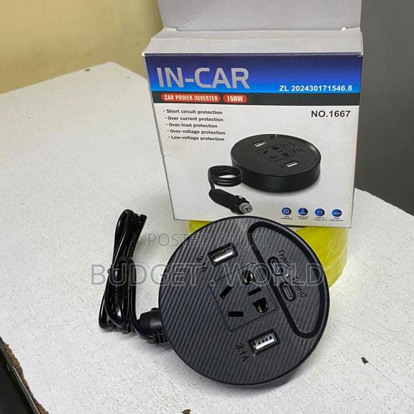 Portable 150w Dc 12v to Ac 220v Inverter Auto Voltage Converter Car