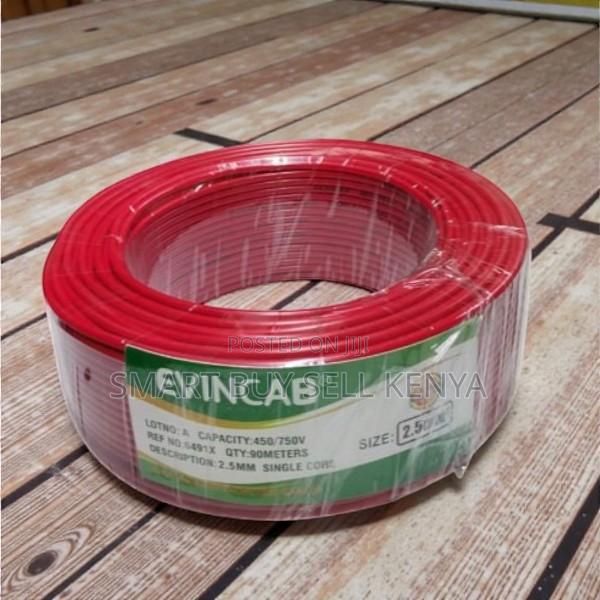 Evin High Quality Red 1.5mm 90m Flame Retardant Wiring Electric Cable