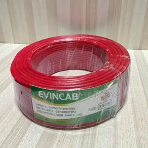 Evin High Quality 1.5mm Red Single Core Domestic Electrical Cable
