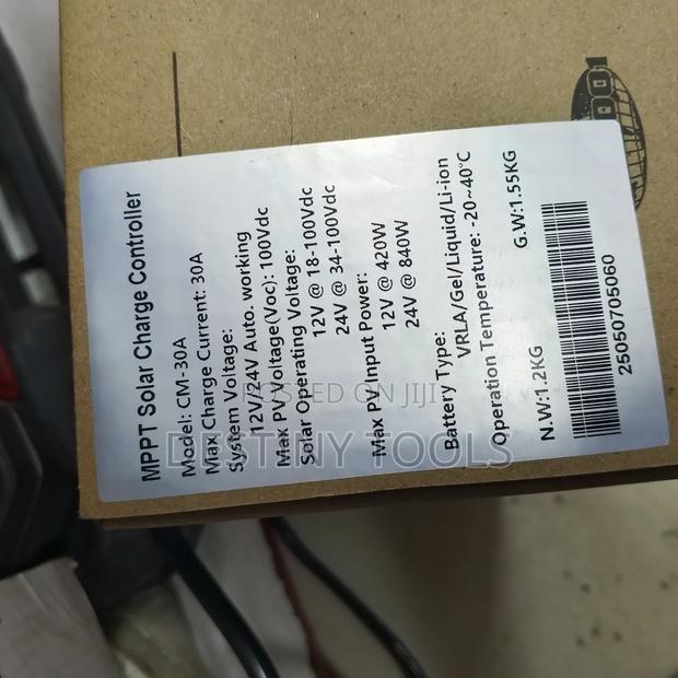 MPPT Solar Charge Controller 30ah/Charge Controller - thumbnail 2