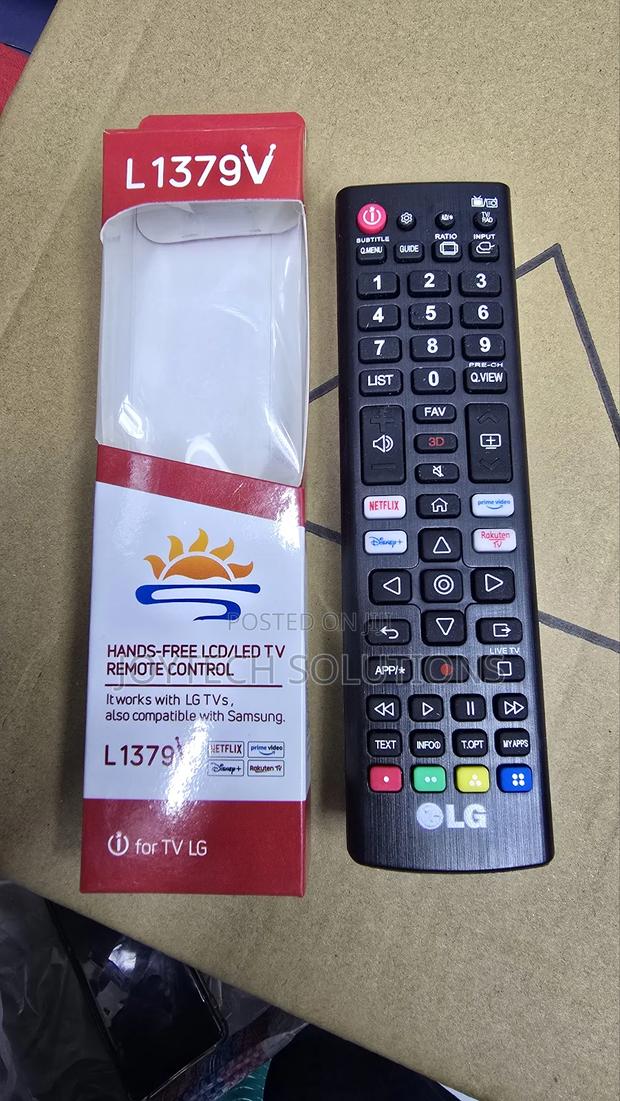 Enhanced Lg Control Remote - main view