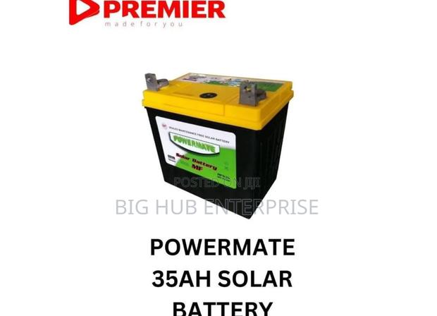 Powermate 35ah Solar Battery - main view