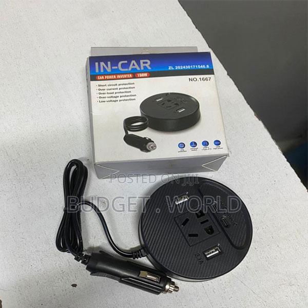 Dc/Ac Portable Car Power Inverter With Dual Usb 150w Converter Car