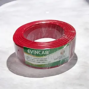 Evin Easy Connect Red 2.5mm 90m Flexible Wiring Electrical Cable