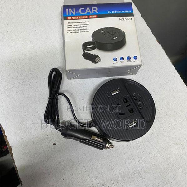Dual Usb Dc/Ac Portable 12v to Ac 220v Inverter Voltage Converter Car