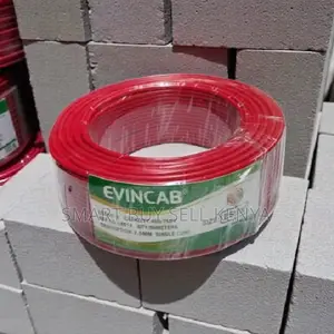 Evin Safe Durable Red 2.5mm 90m Heavy Duty PVC Wiring Electrical Cable