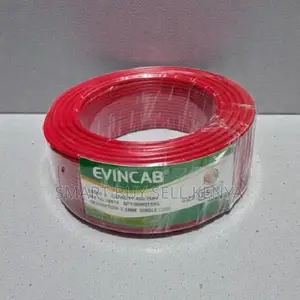 Evin High Performance Red 2.5mm 90m Flexible Wiring Electrical Cable