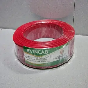 Evin Long-Lasting Red 2.5mm 90m PVC Flexible Wiring Electrical Cable