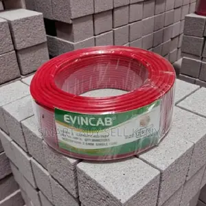 Evin Easy Install Red 2.5mm 90m Flexible PVC Wiring Electrical Cable