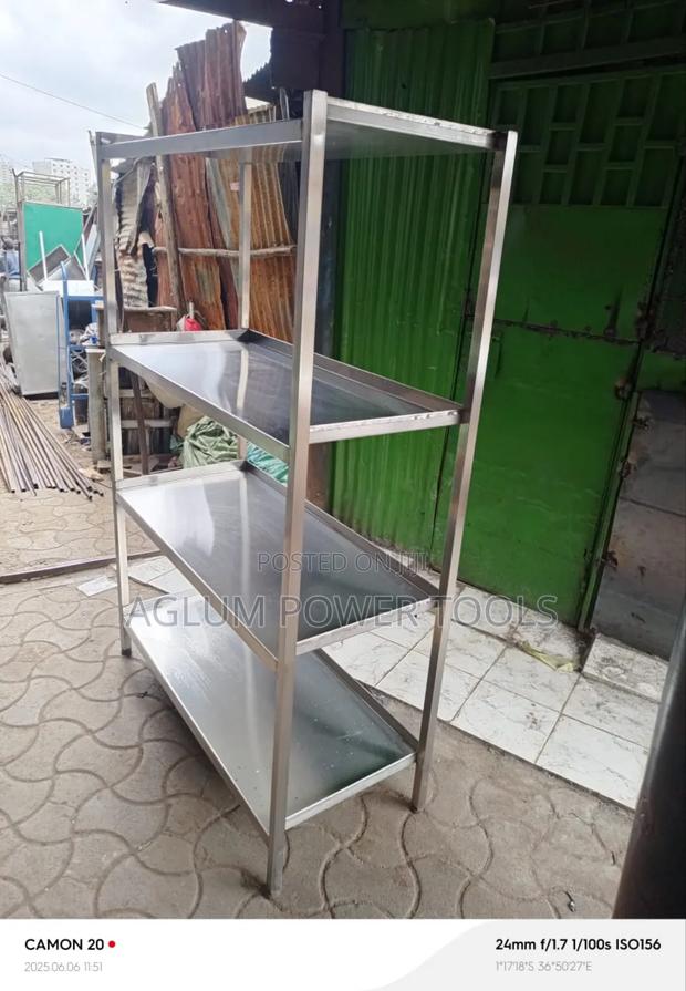 Stainless Steel 6ft Height With 4 Shelves - thumbnail 2