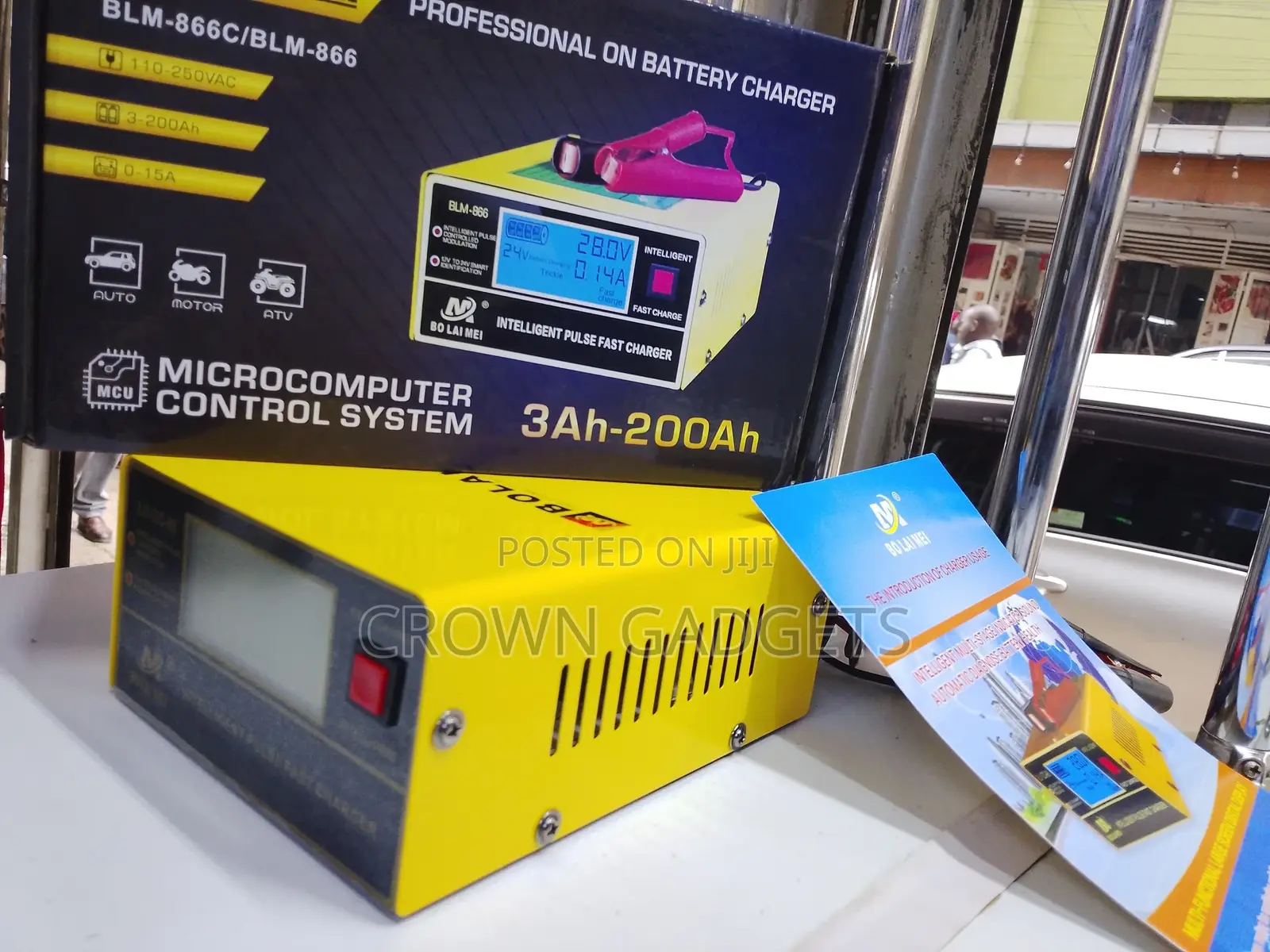 Bolaimei BLM-866c 12v/24v Smart Pulse Battery Charger