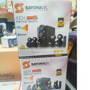 Sayona 16000w 4.1ch Bluetooth Multimedia Speaker With Subwoofer