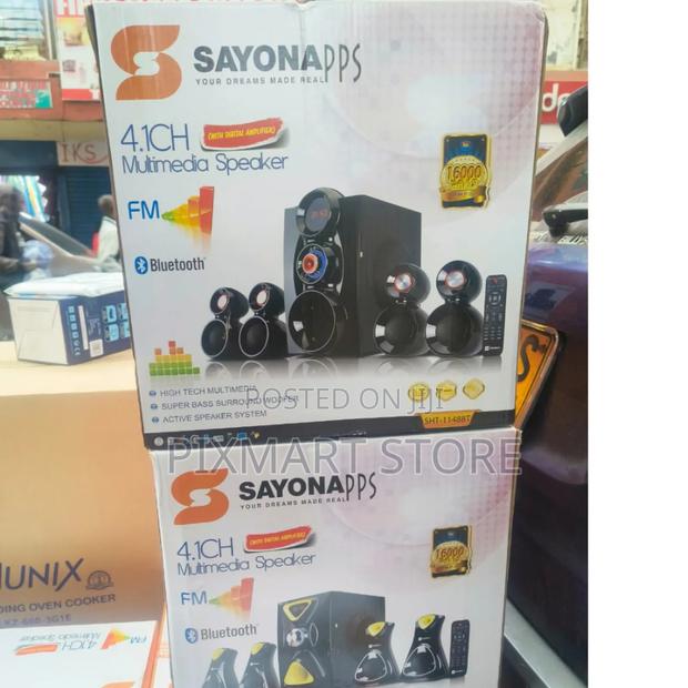 Sayona 16000w 4.1ch Bluetooth Multimedia Speaker With Subwoofer