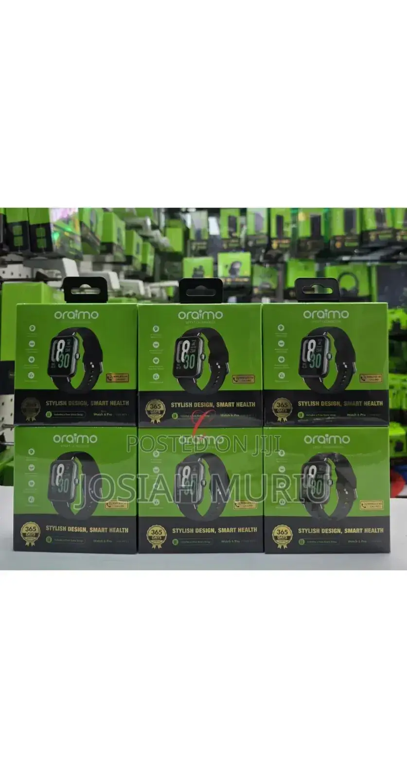 ;*
Oraimo *Watch 6 Pro* Osw-807s 1.69" Smart Watch