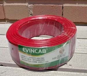 Long Life 2.5mm Red Indoor Single Core Electrical Wiring Cable