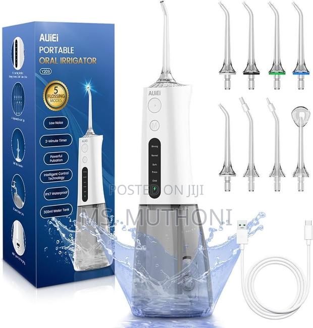 Wireless Water Flosser With Accessories - main view
