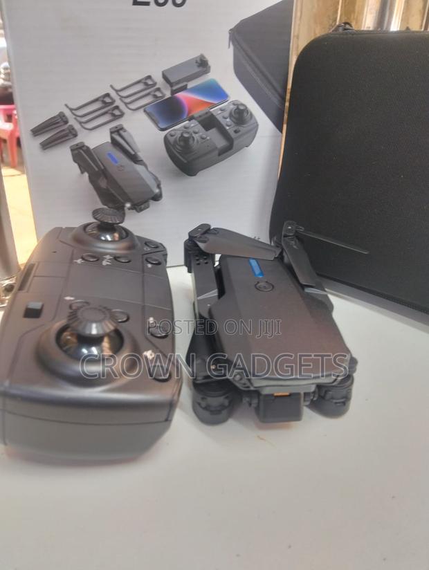 E88 Foldable Drone With Hd Camera, Gesture Control App FPV - main view