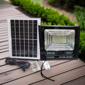 High Brightness 200w Watts Ip67 Dusk to Dawn Led Solar Flood Light