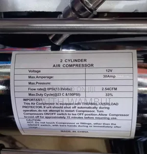 2 Cylinder Car Air Compressor