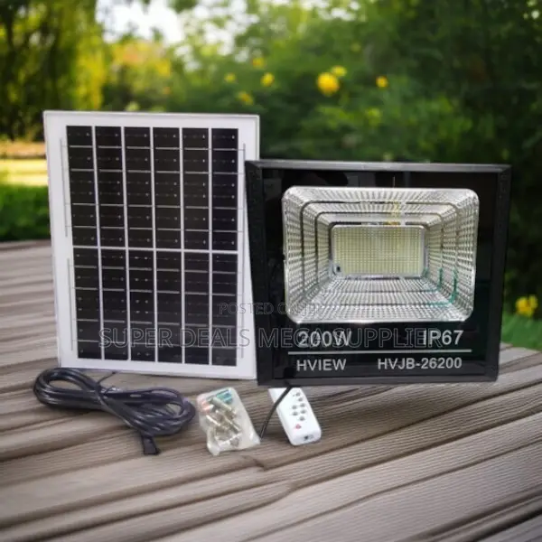 High Power 200w Watts Ip67 Dusk to Dawn Led Solar Flood Light