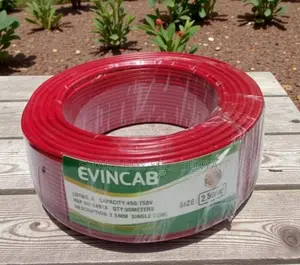 Evin 1.5mm Red Single Core Electrical Cable With Better Flexibility
