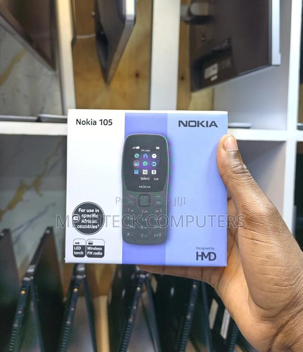 New Nokia 105 Black - main view