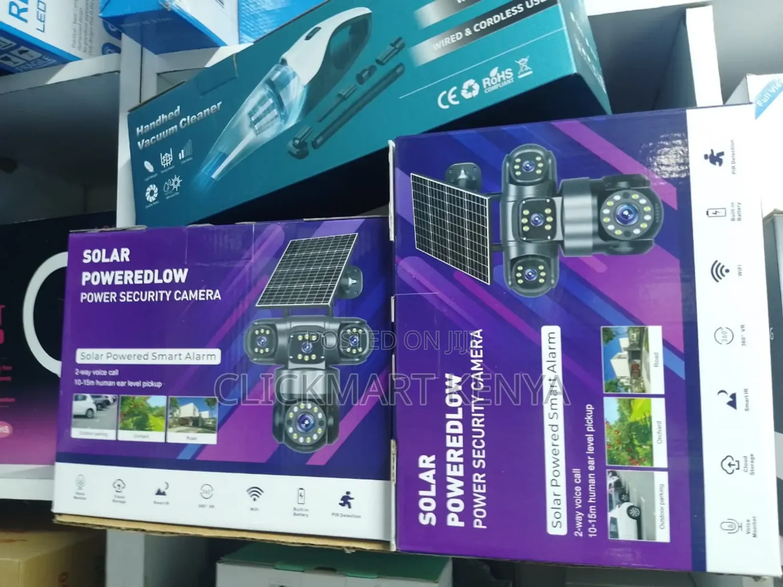 Solar 4g CCTV Camera 3 Lens
