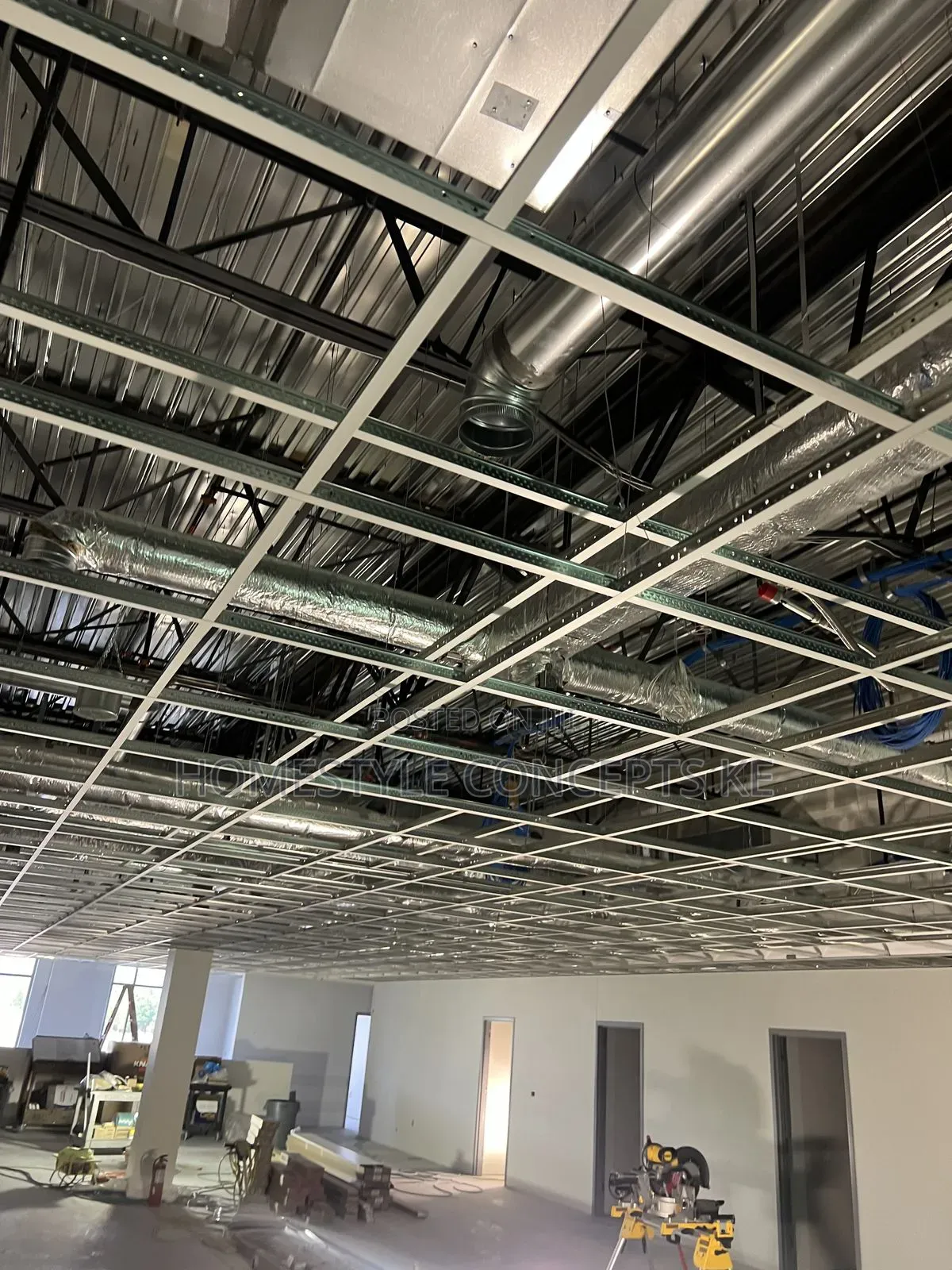 Reception Office Interior Design Renovation Partitions