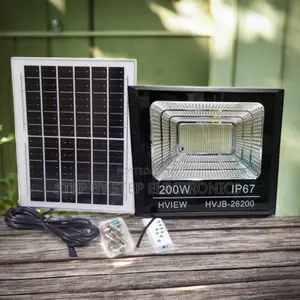 200 Watts Solar Flood Light Ip67 Dusk to Dawn Outdoor Security Garden