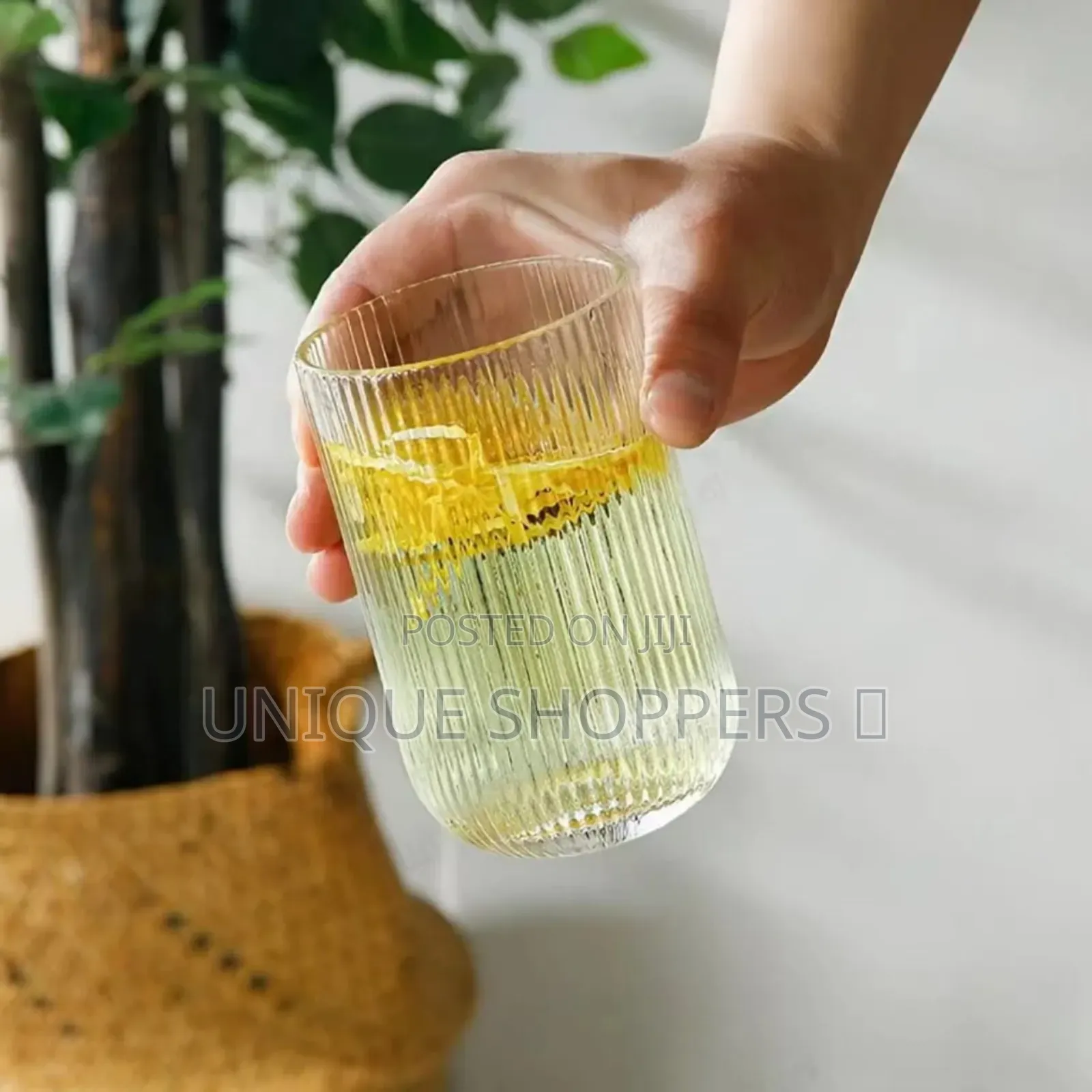 
*410ml Ribbed Glasses* 