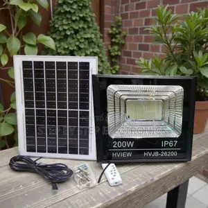 Ip67 Water Proof Rating Dusk to Dawn 200w High Power Solar Flood Light