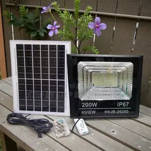 High Efficiency Solar Panel 200w Watts Ip67 Led Solar Flood Light