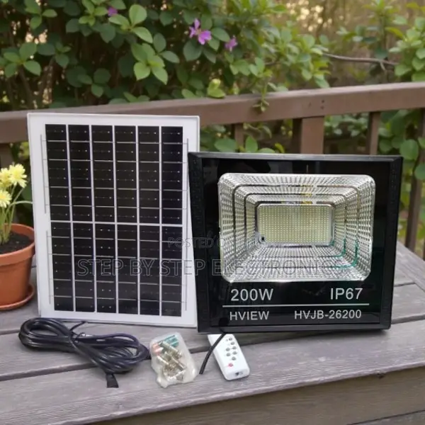 Maintenance-Free 200w Watts Ip67 High Power Led Solar Flood Light