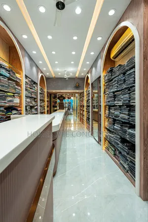 Modern Shop Lighting Shelves Shelf Fitting Renovation Interior Design