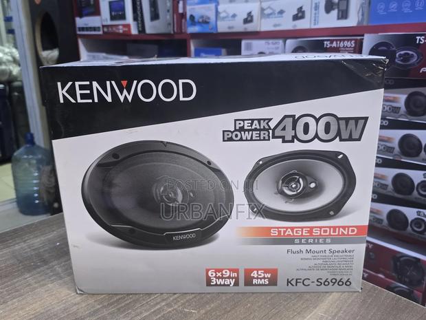 Kenwood 400watts 6 by 9 Oval Midrange Speakers - A Pair