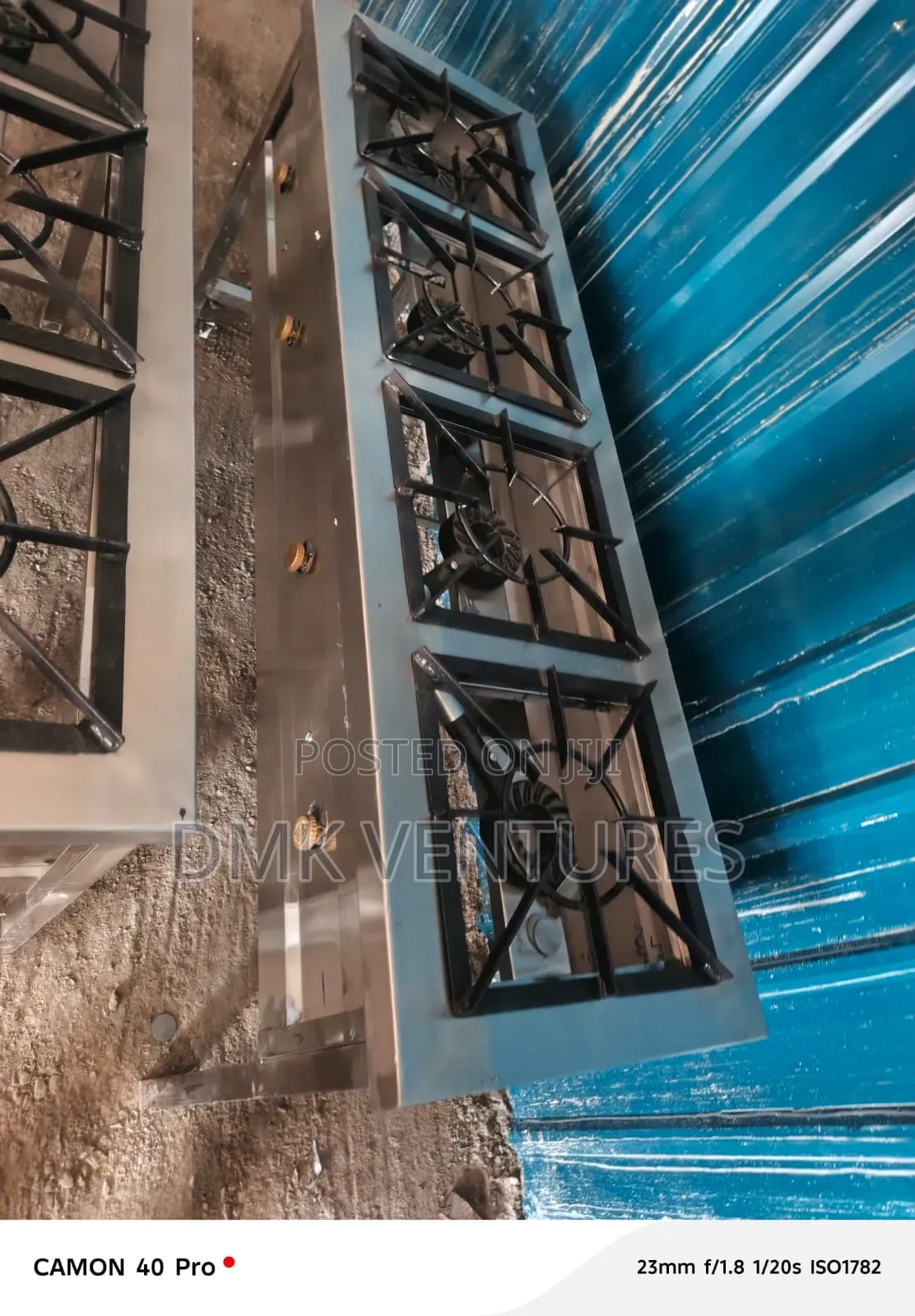 Elevated on Offer Four Burner Stainless Gas Cooker
