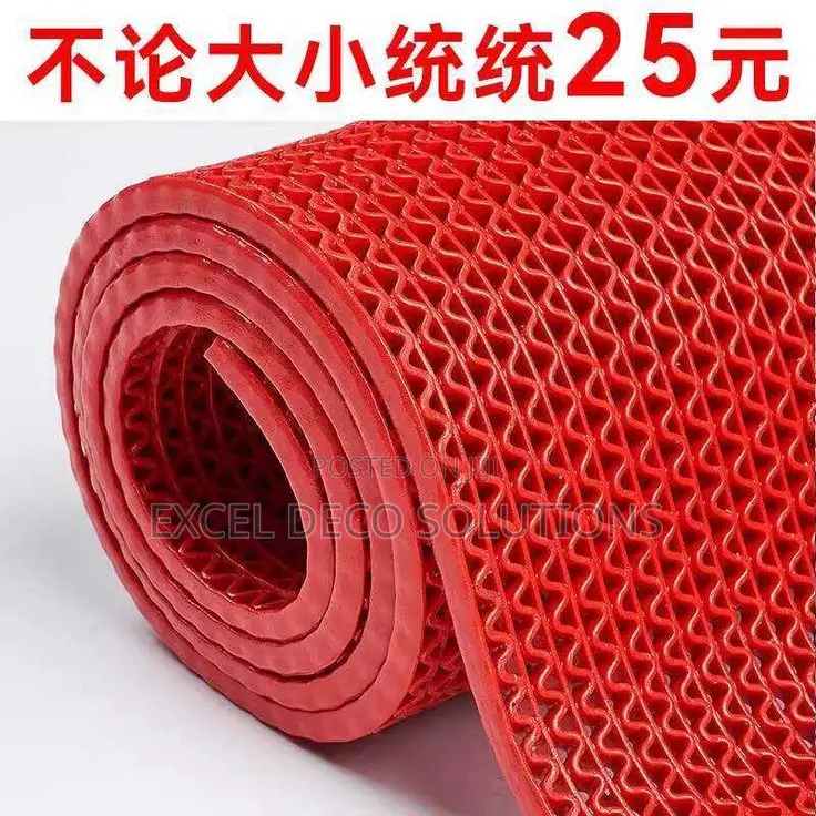 Anti-Slip PVC Mats – Keep Wet Floors Safe Stylish in Seconds!