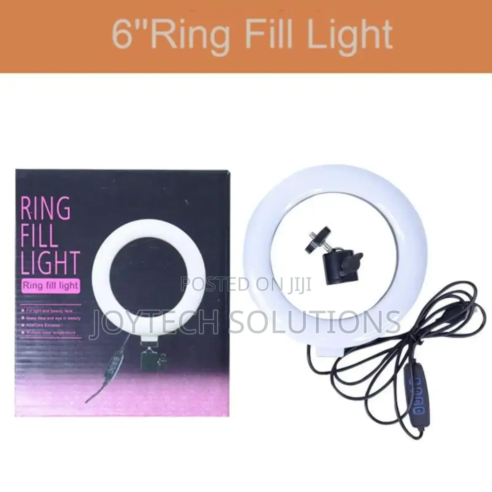 10 Inches Ring Light With a 2m Tripod Stand for Video and Photography