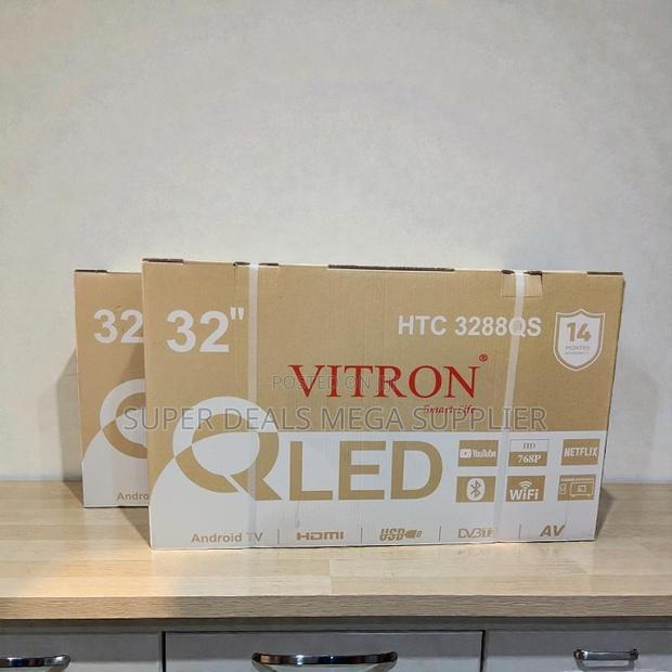 Modern Frameless Look Vitron 32 Inch Qled Smart Android Led Tv