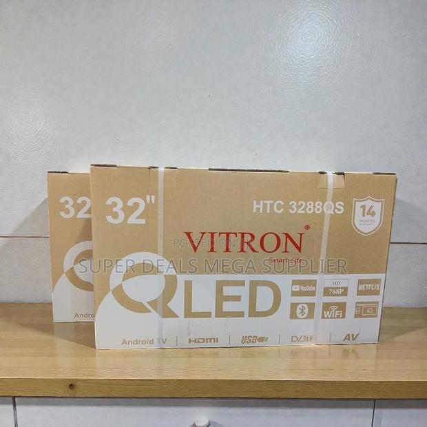 Built in Decoder Vitron 32 Inch Qled Smart Android Led Tv - thumbnail 2