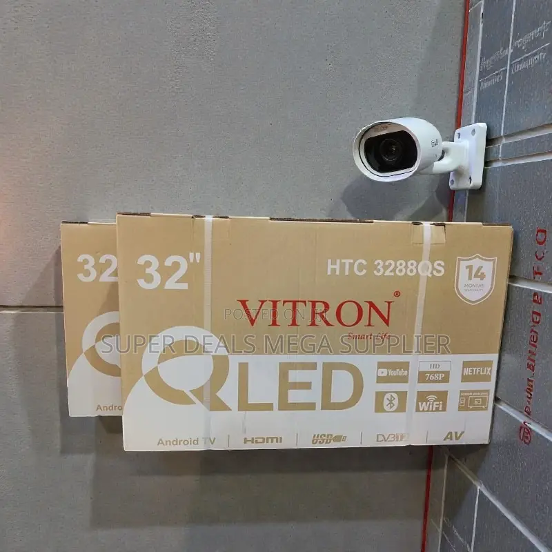 Youtube and Netflix Support Vitron 32 Inch Qled Smart Android Led Tv