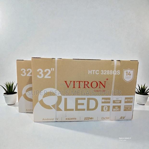 Wifi Enabled Vitron 32 Inch Qled Smart Android Led Tv