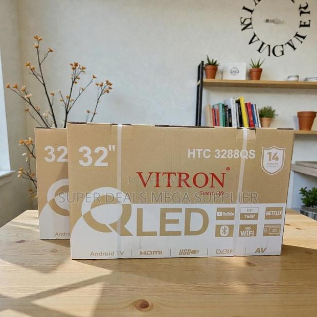 Wifi Activated Vitron 32 Inch Qled Smart Android Led Tv