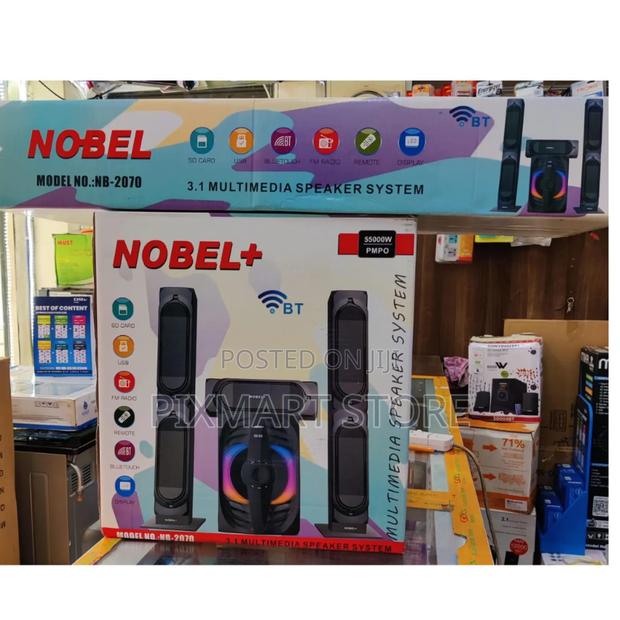 Nobel 3.1 Tall Boy Nb 2070 Premium Sound System With Deep Bass