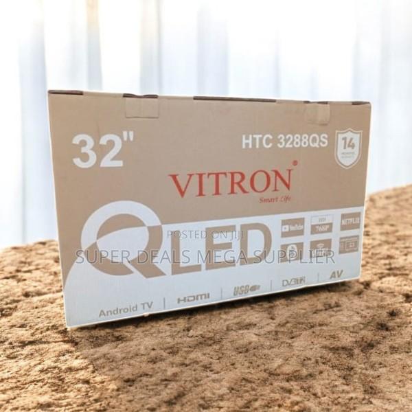 Wifi Bluetooth Enabled Vitron 32 Inch Qled Smart Android Led Tv