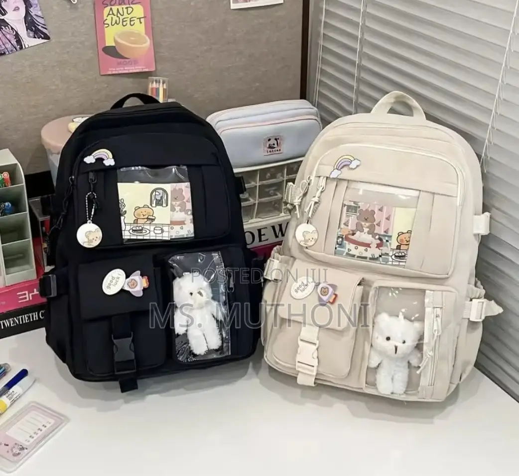 Back to School Style High Capacity School Bag. Size 46*32*20cm.