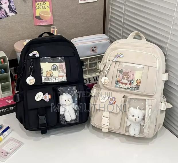 Back to School Style High Capacity School Bag. Size 46*32*20cm. - main view