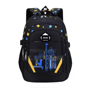 Geometric Pattern School Backpack